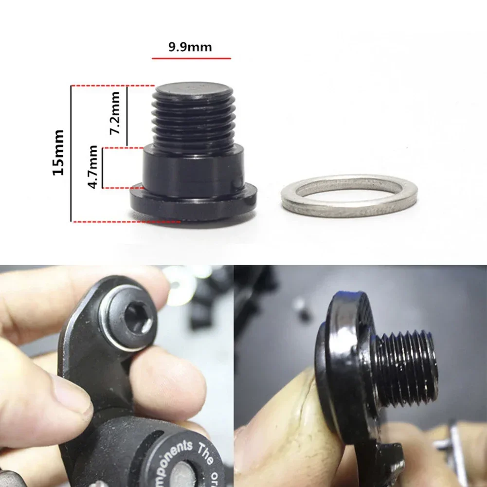 Cyclo Gear - Shimano tx35 tz用リアディレイラー固定ボルト,ギアハンガー,マウンテンバイクアクセサリー,15mm, 20mmネジ