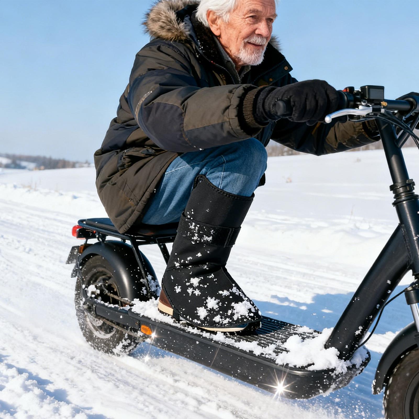 Cycling Gear Usa - サイクリングシューズカバー 防水 暖かいフットギア シューズカバー 雪用 冬用