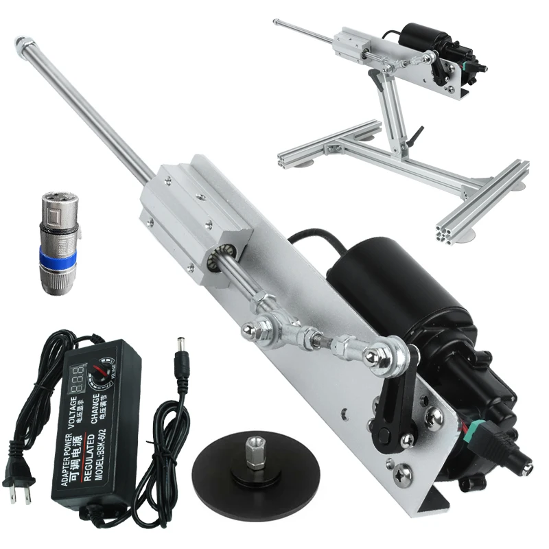 Cycling Gear Usa - 調整可能な伸縮式リニアアクチュエータ往復サイクル 3-12CM ストローク DC 12V 24V