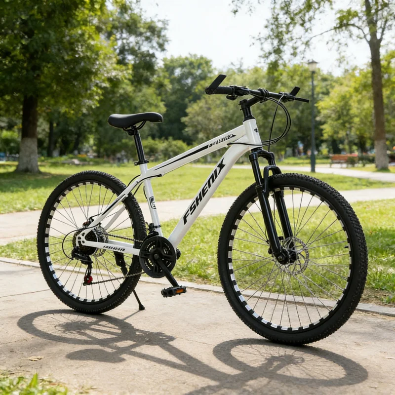 Cycling Low Gear - スノーホワイト スポークホイール マウンテンバイク 24/26インチ 大人用自転車 21速