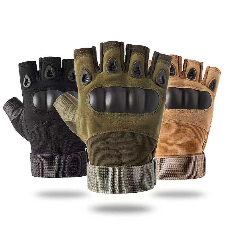 屋外戦術手袋ハーフフィンガーペイントボールエアソフトショット - Cyclo Gear のレビューと価格