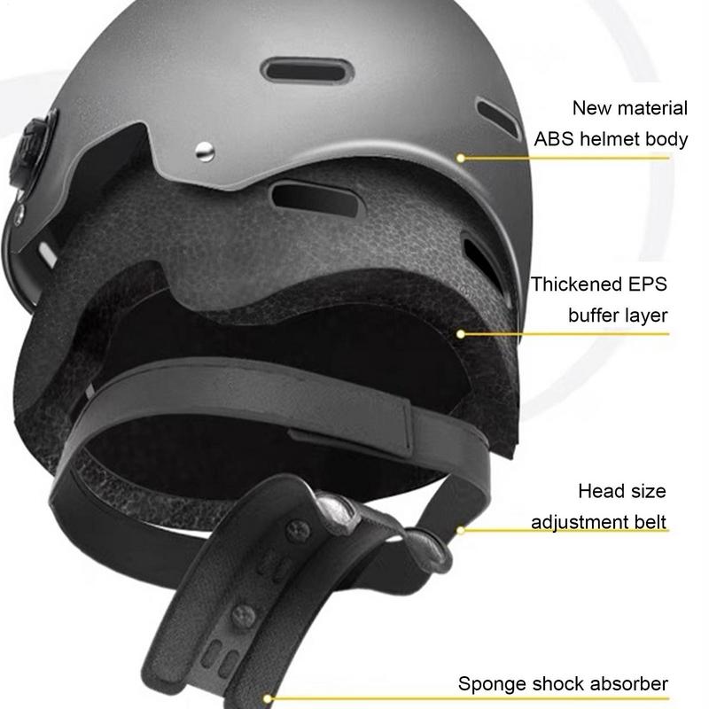 ヴィンテージオートバイクラシックヘルメットレトロスクーターハ - Aero Cycling Helmet のレビューと価格