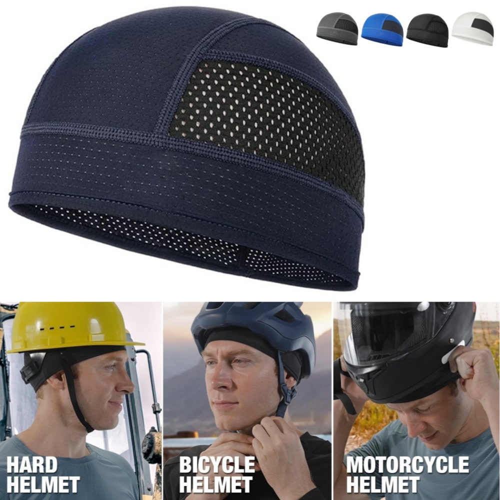 夏メッシュ薄型ベントビーニーキャップボンネット男性用汗吸収ス - Aero Cycling Helmet のレビューと価格