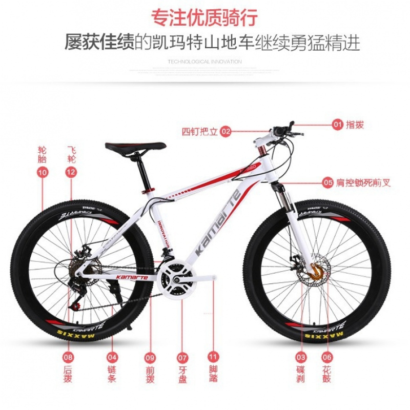 26インチ ユース＆大人用 マウンテンバイク＆ロードバイク  - Cycling Low Gear のレビューと価格