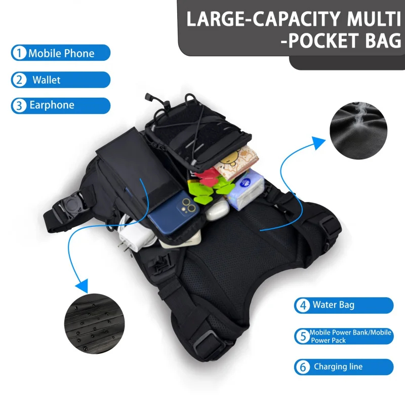 ​ 高品質タクティカルベストチェストバッグ、2Lウォーターブ - Cycling High Gear のレビューと価格