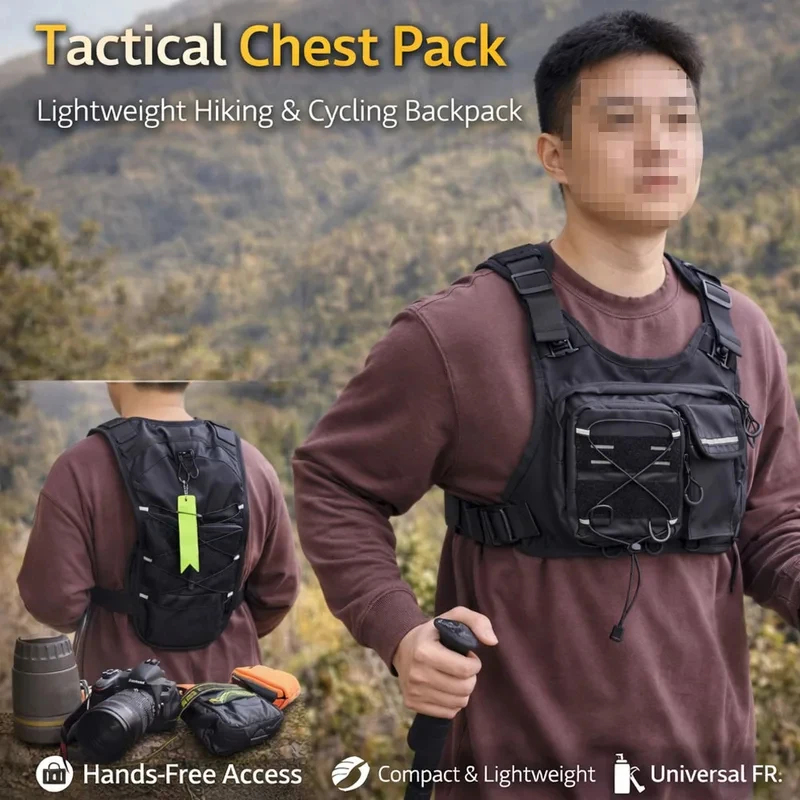 ​ 高品質タクティカルベストチェストバッグ、2Lウォーターブ - Cycling High Gear のレビューと価格