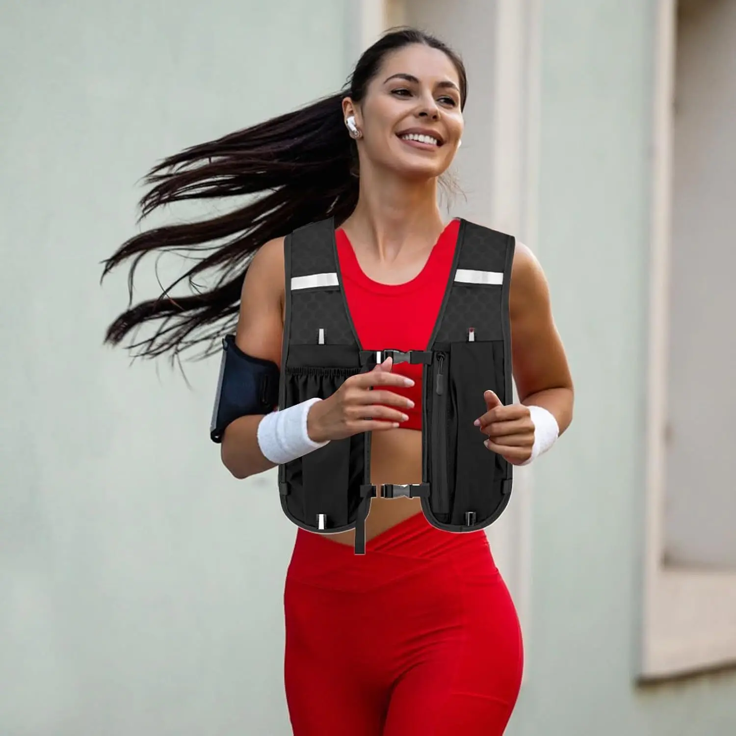 ユニセックス、防水・通気性に優れたスポーツベスト。軽量で、ラ - Cycling Gear Usa のレビューと価格
