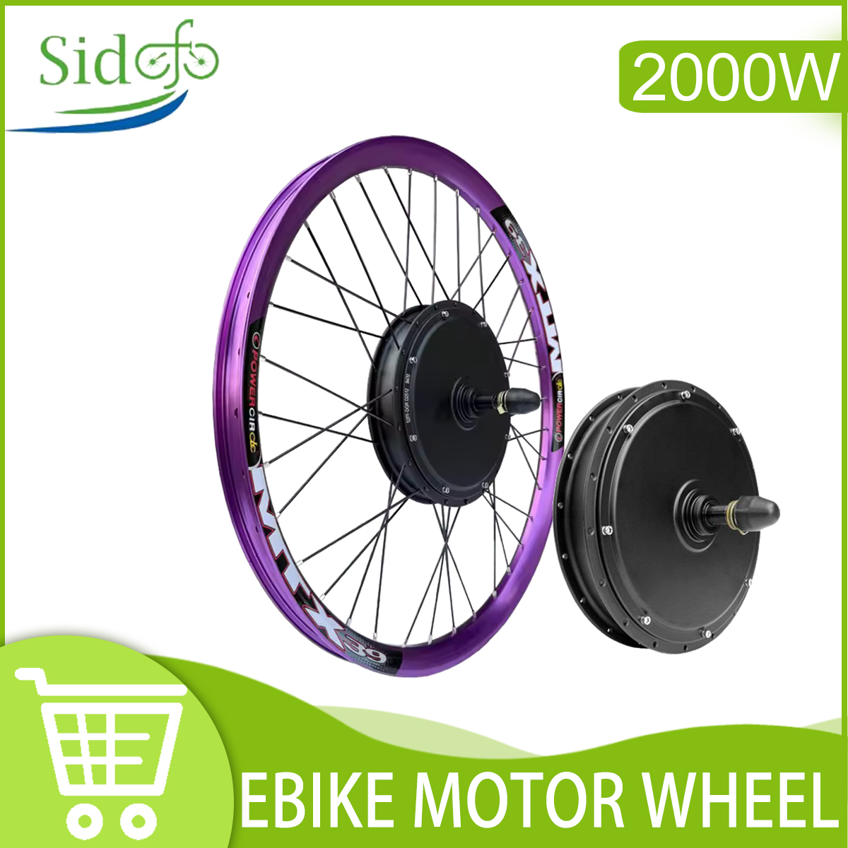 MTX39 48V52V 2000W電動自転車用フロントリア - Cyclo Gear のレビューと価格