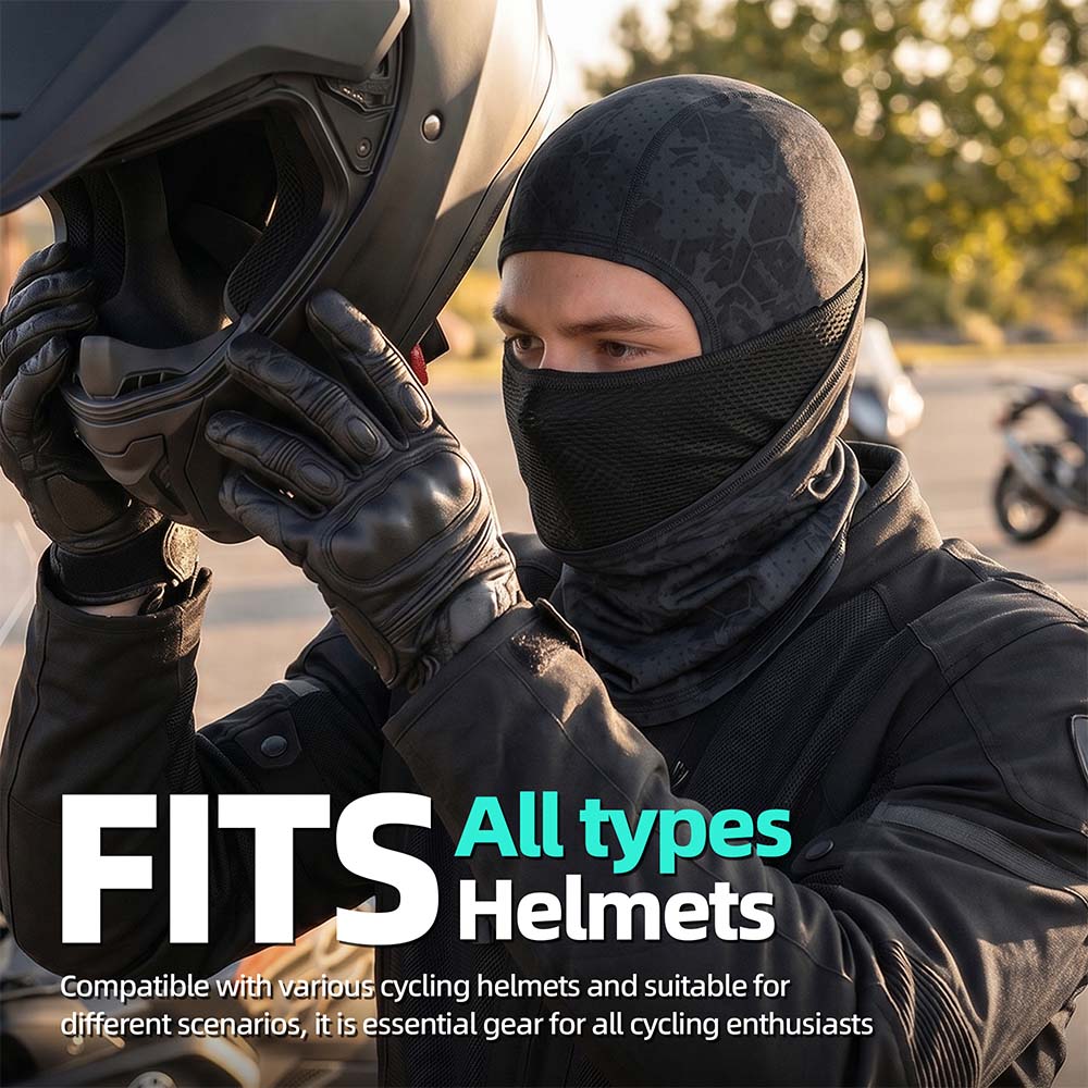 夏用バイクバラクラバ通気性フルフェイスマスクヘルメットライナ - Aero Cycling Helmet のレビューと価格