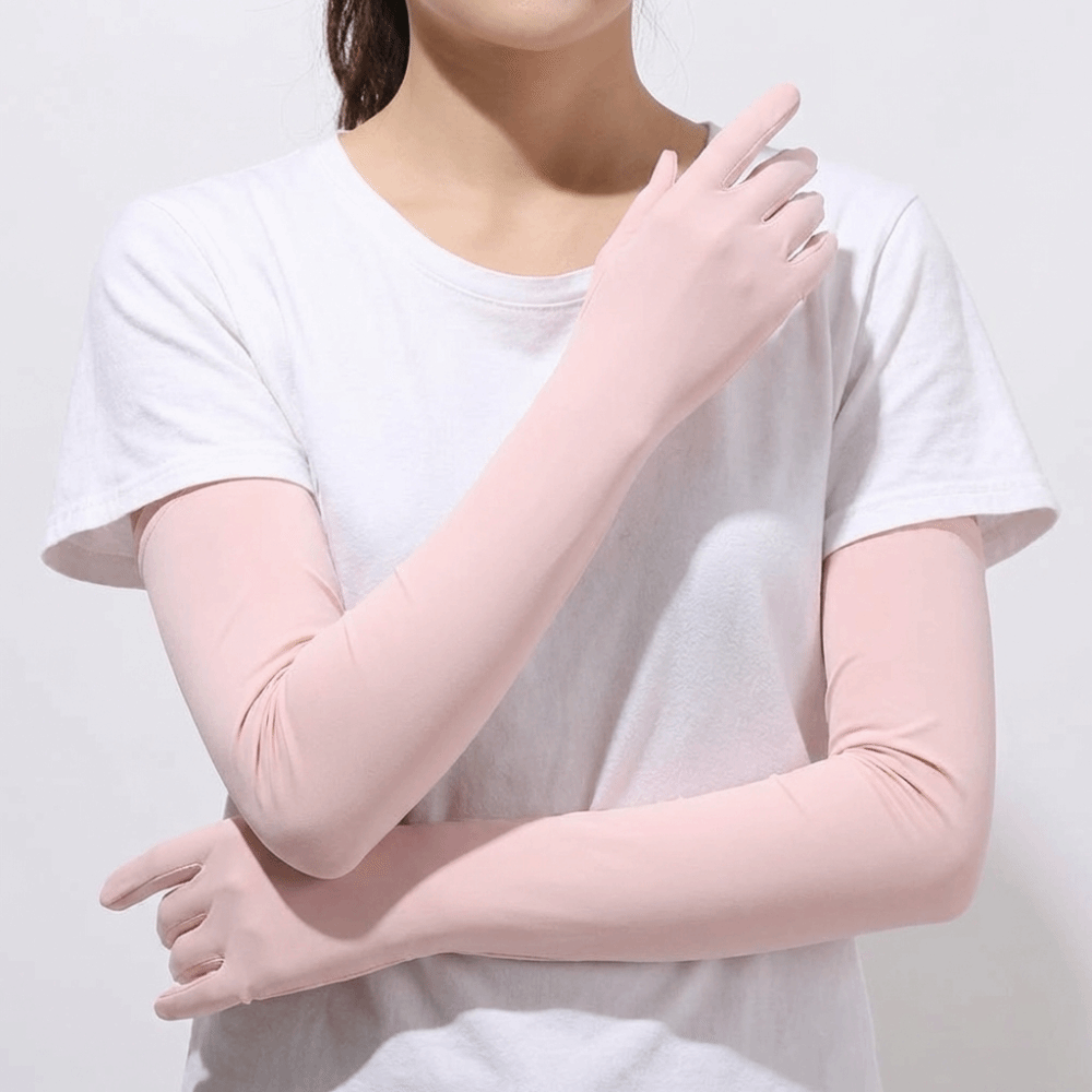 女性用手袋 ソリッドカラー 長袖 滑り止め フリップアイスシ - Cycling Glove のレビューと価格