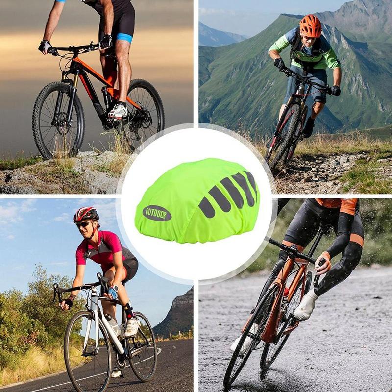 1 個自転車ヘルメットレインカバー反射ストリップ防水防風自転 - Cycling High Gear のレビューと価格
