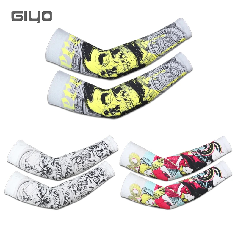 GIYO アイスファブリック ランニングアームウォーマー バ - Cycling Gear Lycra のレビューと価格