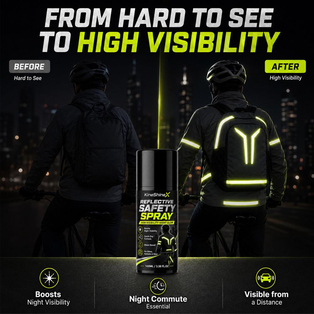 夜間反射安全スプレー高視認性コーティング塗料、サイクリング、 - Cycling High Gear のレビューと価格