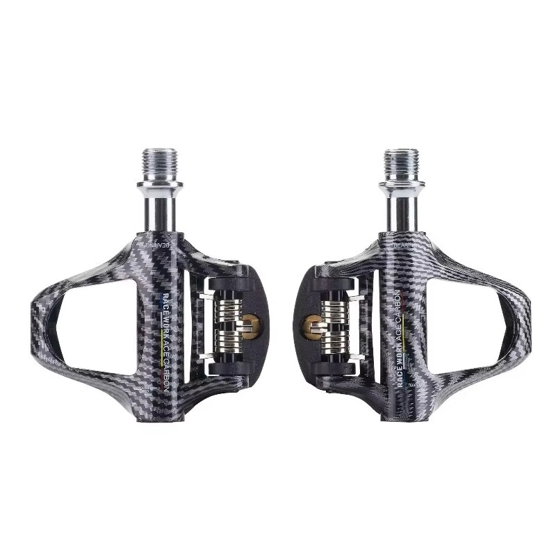軽量カーボンファイバーペダル（ロッククリート付き）ロードバイ - Cycling Gear Usa のレビューと価格