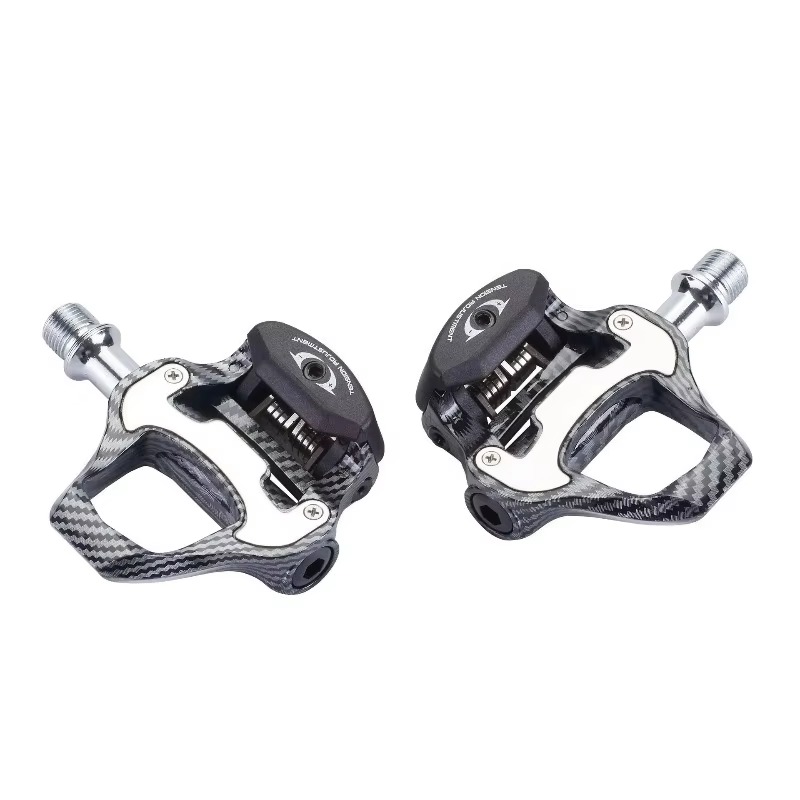 軽量カーボンファイバーペダル（ロッククリート付き）ロードバイ - Cycling Gear Usa のレビューと価格