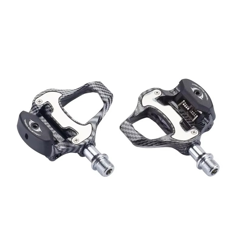 軽量カーボンファイバーペダル（ロッククリート付き）ロードバイ - Cycling Gear Usa のレビューと価格